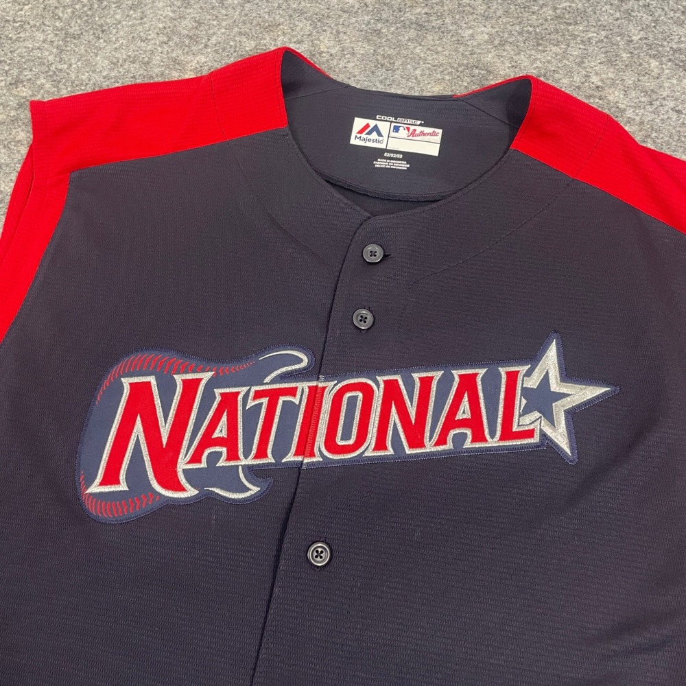 Majestic MLB National League 2019 All Star Game Jersey Sleeveless Size 52 2XL - Picture 2 of 9